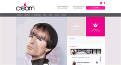 Desktop Screenshot of creamhair.co.uk